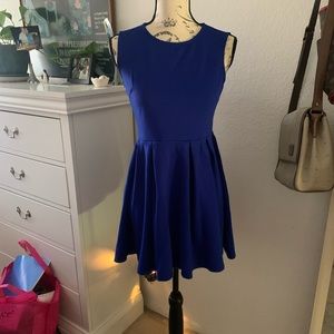 Royal blue juniors dress